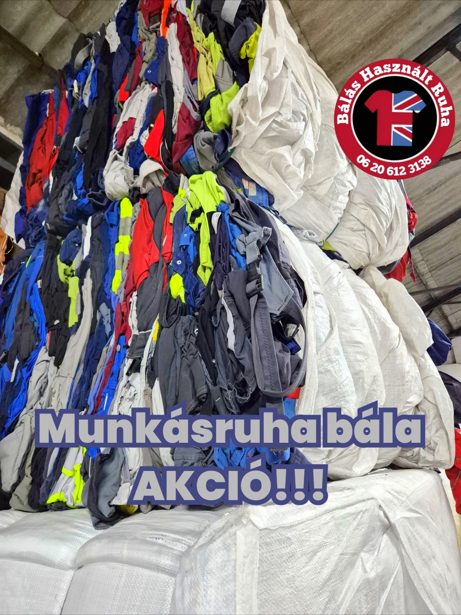 Minőségi használt munkaruha bála