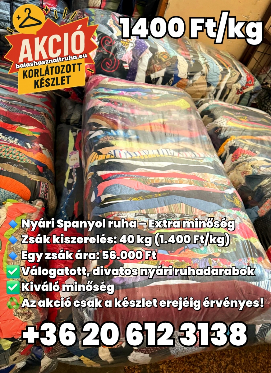 spanyol extra használtruha