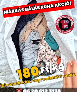 Márkás szabadidőruha, jogging bála